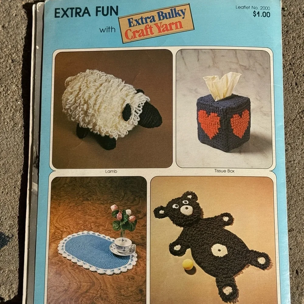 Extra Bulky Craft‎ Yarn Pattern Booklet